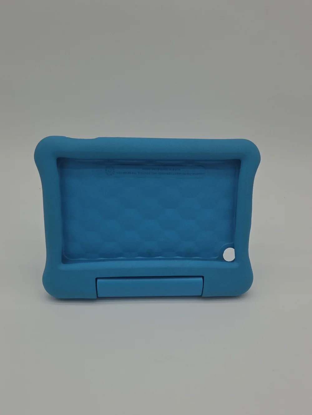 Blue Kid-Friendly Tablet Case with Built-In Stand